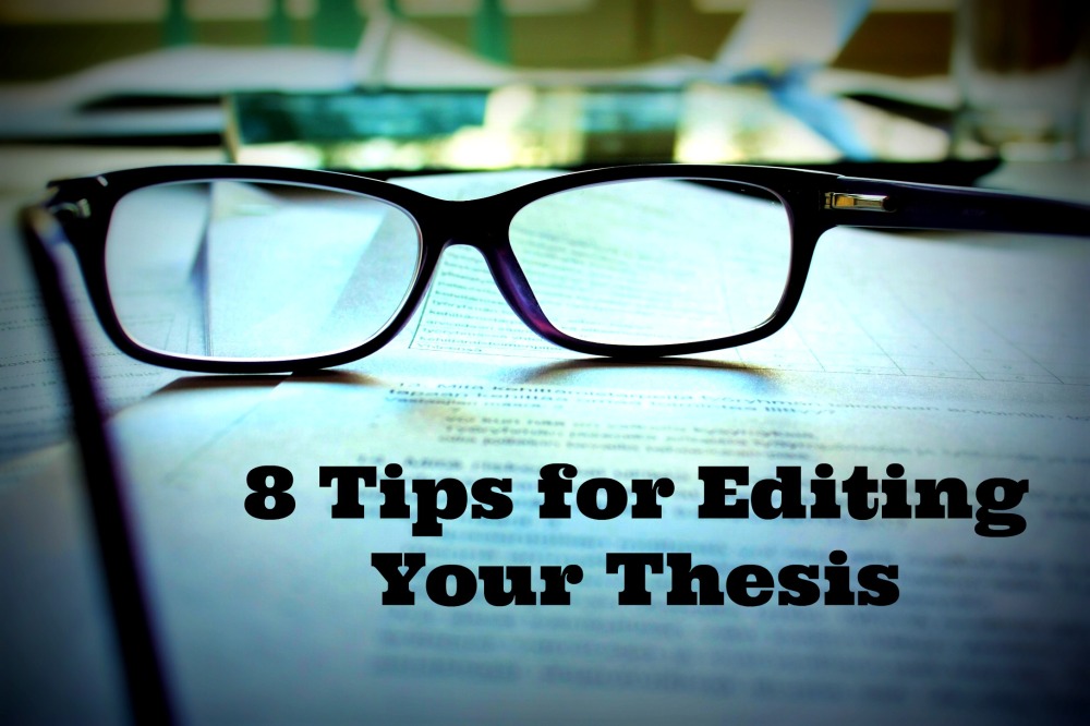 8 Tips for Editing Your Master's Thesis. Editing can be a difficult process, especially when you've been working on a piece of writing for an extended period of time. These 8 tips tell you how to reset and approach your thesis when you're almost done with it. Picture by Mari Helen-Tuominen, from Unsplash.com: https://unsplash.com/photos/ilSnKT1IMxE